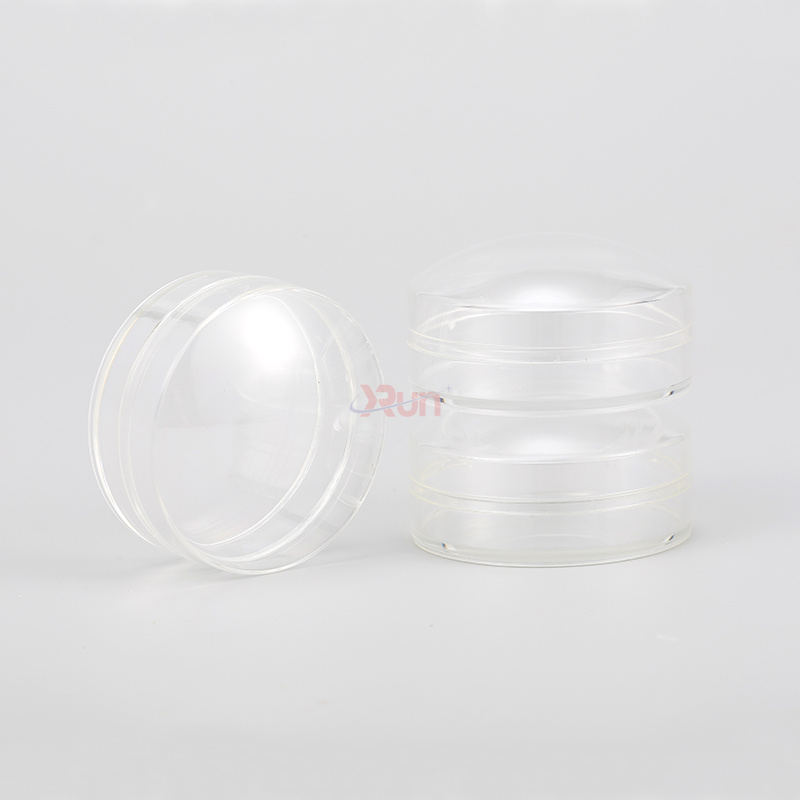 Our PS jars for cream serve as excellent samples within a custom plastic box, utilizing clear caps for attractive tea packaging bundles.